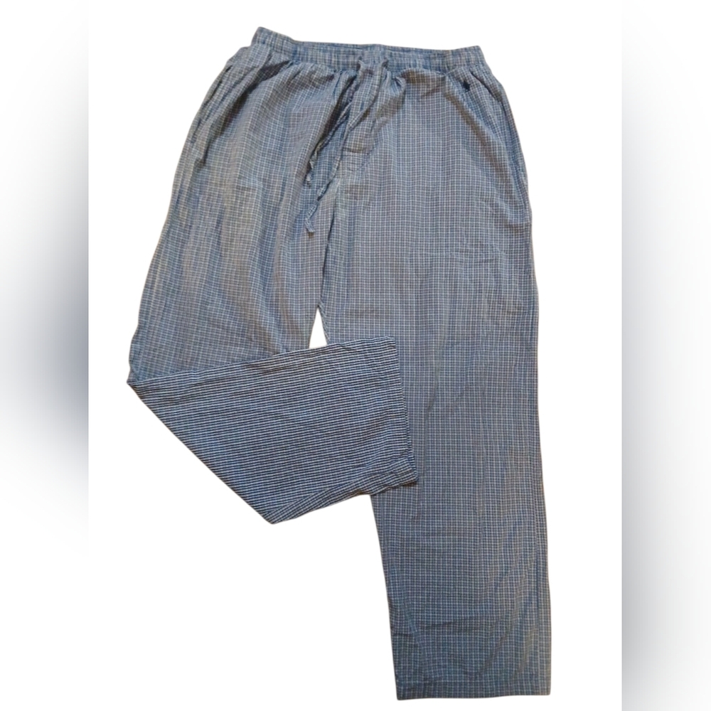 POLO RALPH LAUREN Sleep Wear. Mens. Size Large. Blue & White Plaid.